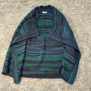 Vince Blue and Purple Striped Knit Sweater Size XS